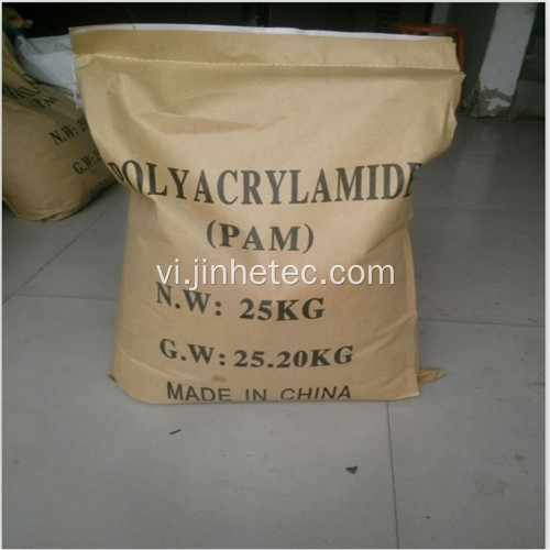 Anionic Polyacrylamide Bột trắng để khử nước bùn